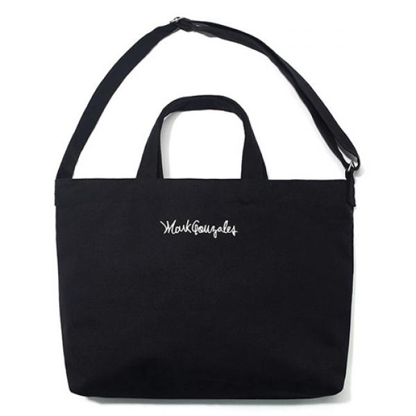 (BG01) M/G SIGN LOGO 2WAY BAG BLACK