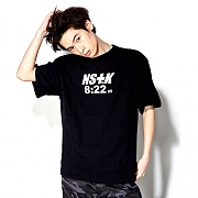 NSTK 822 SPLIT TEE BLACK