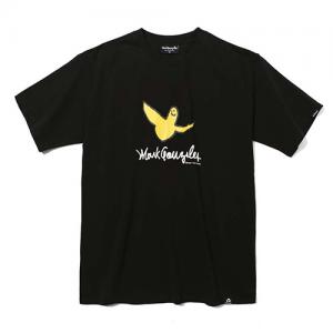 (ST16) ANGEL LOGO T-SHIRTS-BLACK
