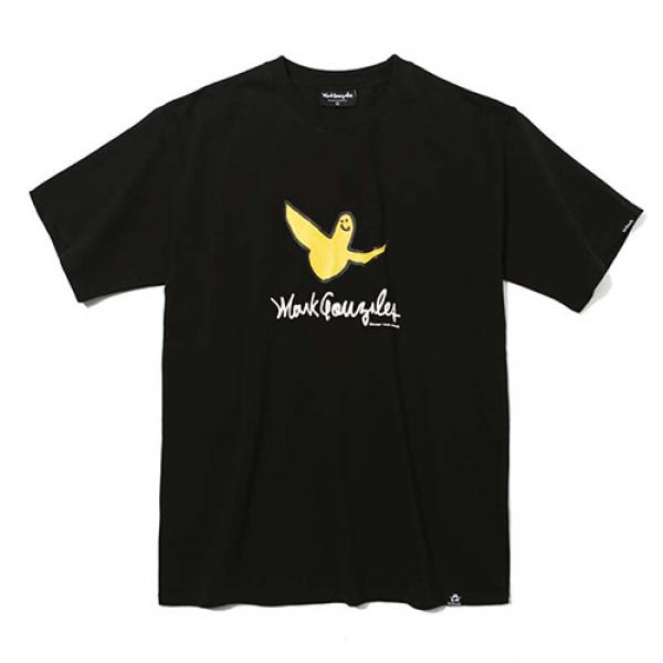 (ST16) ANGEL LOGO T-SHIRTS-BLACK