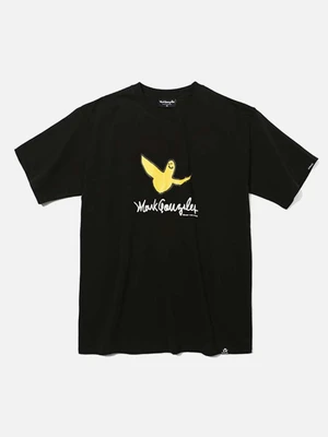 (ST16) ANGEL LOGO T-SHIRTS-BLACK