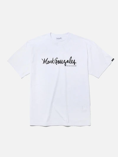 (ST03) M/G SIGN LOGO T-SHIRTS-WHITE