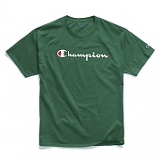 (GT23H) 스크립트 그래픽 반팔티 DARK GREEN