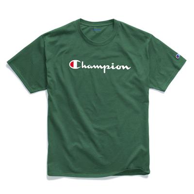 (GT23H) 스크립트 그래픽 반팔티 DARK GREEN