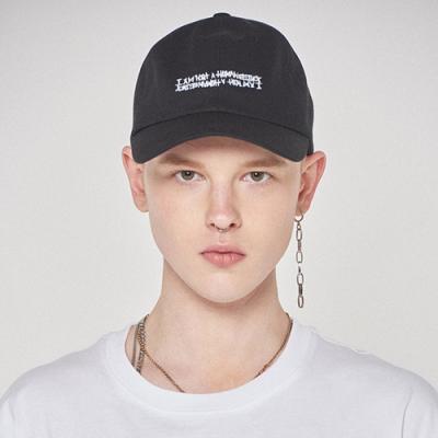 BASIC LOGO HAT-BLACK