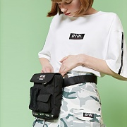 3WAY POCKET HIP SACK-BLACK