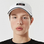 LOGO PATCH BALL CAP-WHITE