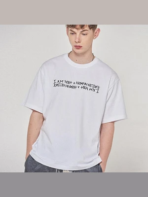 BASIC LOGO TEE-WHITE
