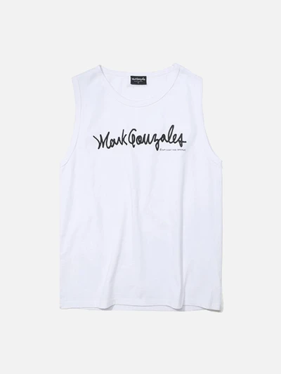 (SL01) M/G SLEEVELESS TOP-WHITE