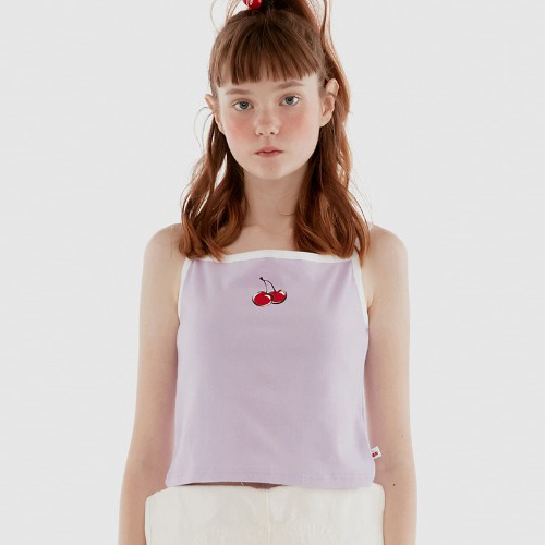 CHERRY SLEEVELESS IH [PURPLE]