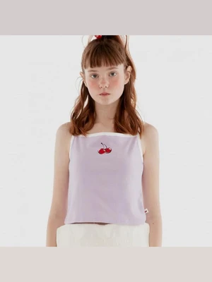 CHERRY SLEEVELESS IH [PURPLE]