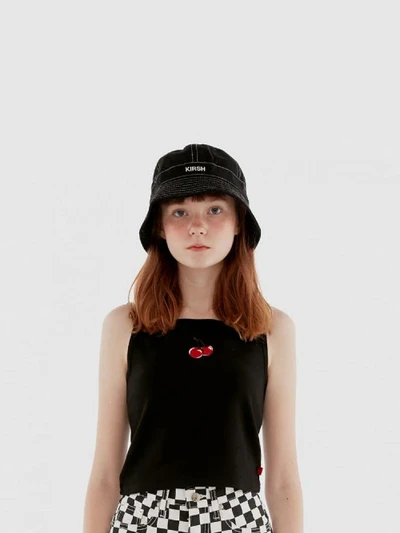 CHERRY SLEEVELESS IH [BLACK]