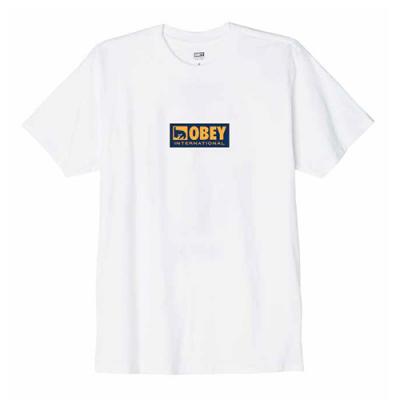 (163081960) OBEY INTERNATIONAL ICON 2 TEE-WHT