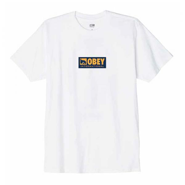 (163081960) OBEY INTERNATIONAL ICON 2 TEE-WHT