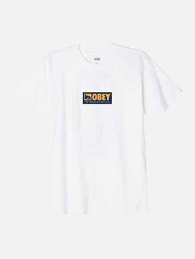 (163081960) OBEY INTERNATIONAL ICON 2 TEE-WHT