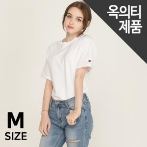 (T0223) 클래식 반팔티 WHITE (뒷면 원단불량)