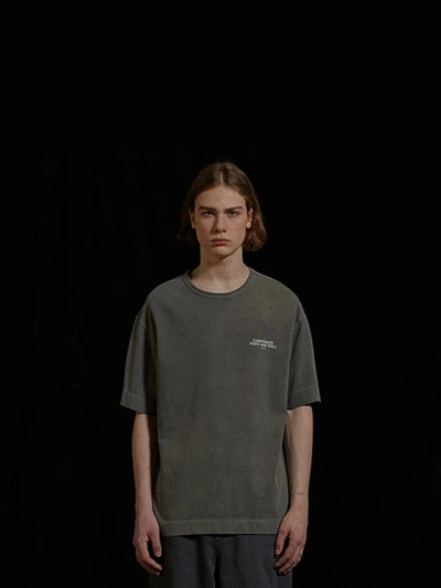 PIGMENT SHORT SLEEVE IS [KHAKI] (MT)