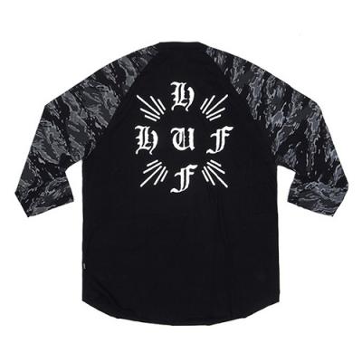 MONO TIGER CAMO RAGLAN-BLACK