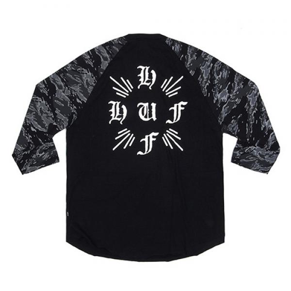 MONO TIGER CAMO RAGLAN-BLACK