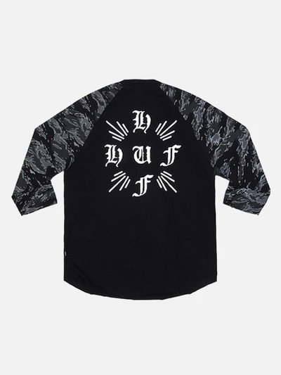 MONO TIGER CAMO RAGLAN-BLACK