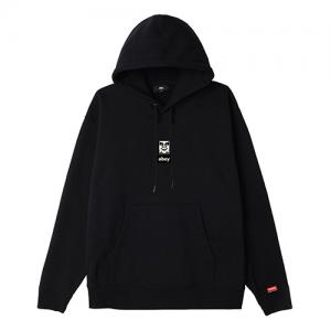(112842253) 아이콘 페이스 30주년 후드티 BLK