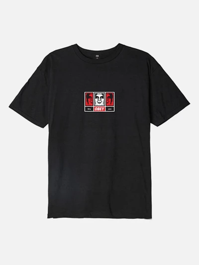 (163082252) 3 페이스 30주년 반팔티 BLK