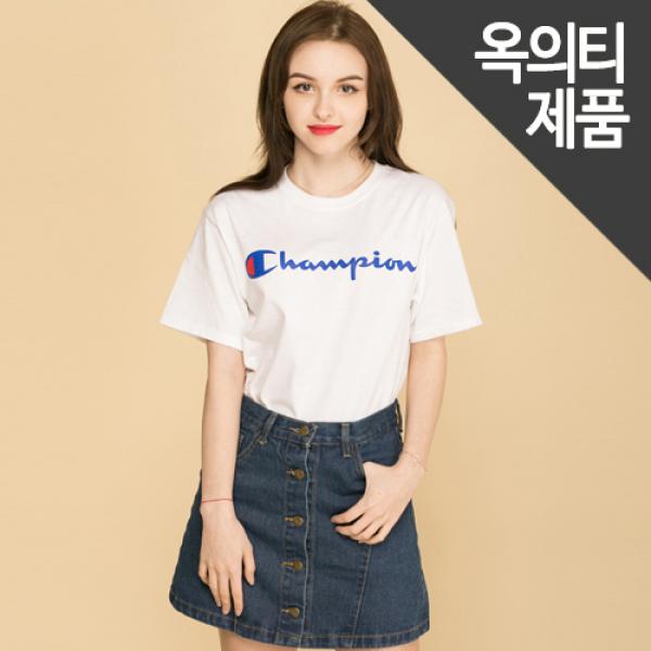 (GT23H) 스크립트 그래픽 반팔티 WHT