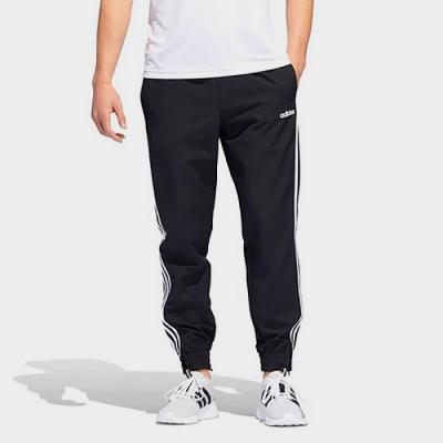 (DZ8488) ESSENTIALS 3-STRIPES WOVEN JOGGERS-BLACK