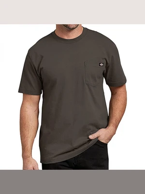 (WS450 BV) HEAVYWEIGHT TEE-BLACK OLIVE