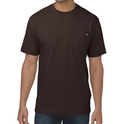 (WS450 CB) HEAVYWEIGHT TEE-CHOCOLATE BROWN