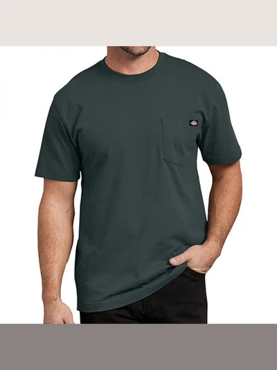 (WS450 GH) HEAVYWEIGHT TEE-HUNTER GREEN