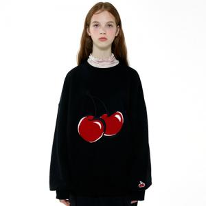 BIG CHERRY SWEATSHIRT IA [BLACK]