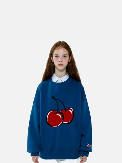 BIG CHERRY SWEATSHIRT IA [BLUE]
