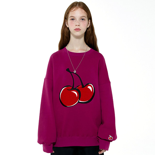 BIG CHERRY SWEATSHIRT IA [VIOLET]