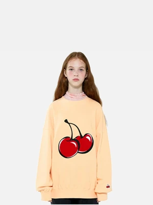 BIG CHERRY SWEATSHIRT IA [LIGHT ORANGE]