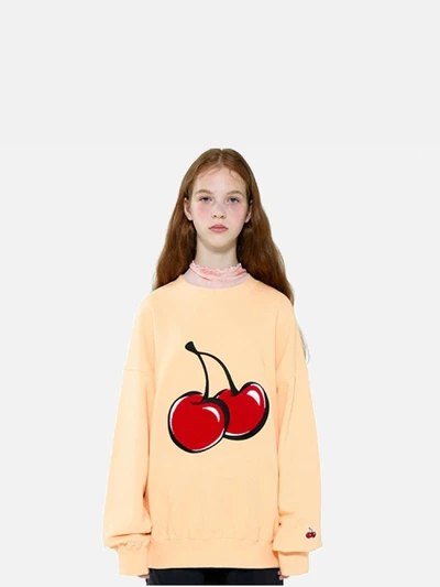 BIG CHERRY SWEATSHIRT IA [LIGHT ORANGE]
