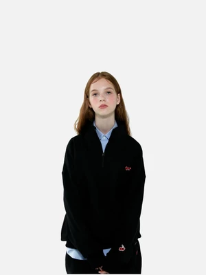 SMALL CHERRY SWEATSHIRT IA [BLACK]