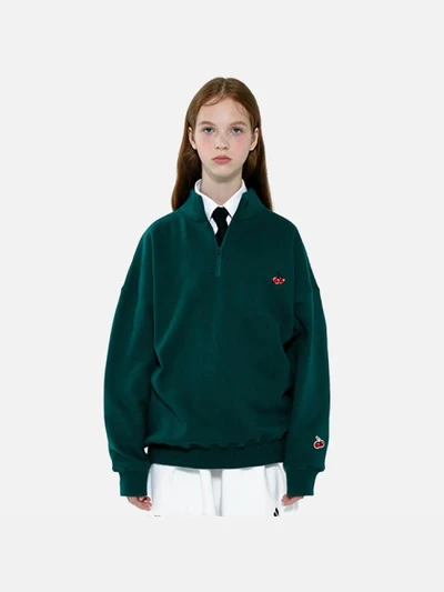 SMALL CHERRY SWEATSHIRT IA [BLUE GREEN]