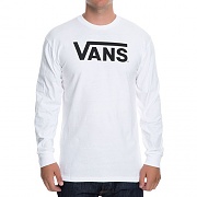 VANS CLASSIC LS-WHITE/BLACK