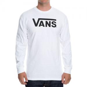 VANS CLASSIC LS-WHITE/BLACK