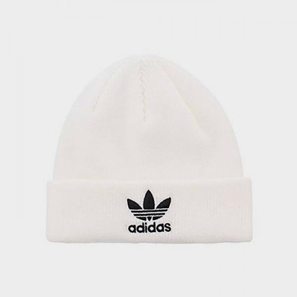 TREFOIL BEANIE-WHITE/BLACK