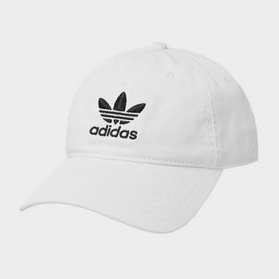 (BH7135) RELAXED STRAPBACK C1300X-WHITE/BLACK