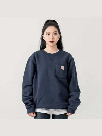 (103852) 포켓 맨투맨 NAVY