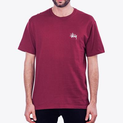 BASIC STUSSY TEE-WINE