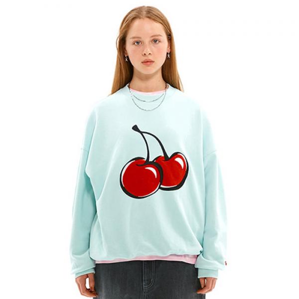 BIG CHERRY SWEATSHIRT JS [LIGHT MINT]