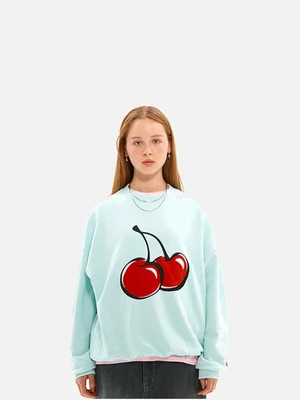 BIG CHERRY SWEATSHIRT JS [LIGHT MINT]