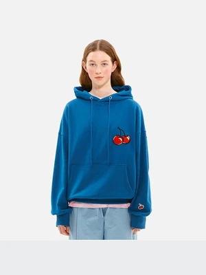 MIDDLE CHERRY HOODIE JS [INDIGO BLUE]