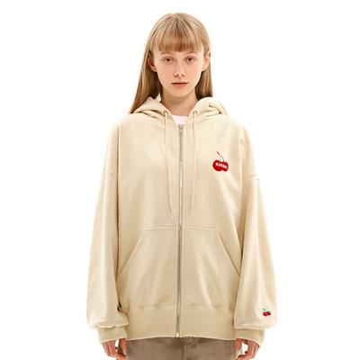 CHERRY HOODIE ZIPUP JS [BEIGE]