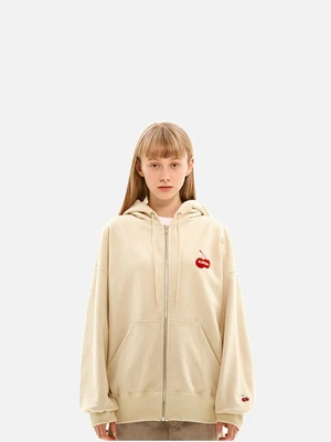 CHERRY HOODIE ZIPUP JS [BEIGE]