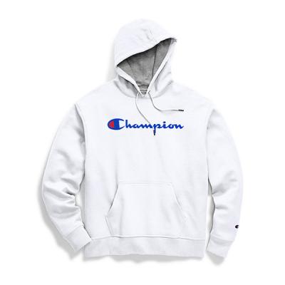 (GF89H) 파워블렌드 스크립트 프린트 후드티 WHITE